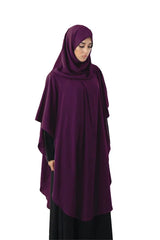 Modest Hooded Abaya Women Muslim Islamic Ramadan Hijab Khimar One Pieces Amira Arab Overhead Prayer Niqab Burqa Long Tops Shirts