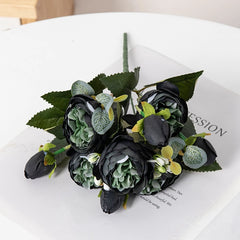 30CM Artificial Flowers Silk Peony Bouquet Festival Vases for Decoration Craft Home Garden Living Room Wedding Accessories props Home Decor, Plants & flowers