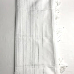 Judaica Israel Jewish Talit White Polyester Large Size Prayer Shawl Tallit With Bag 140x190cm