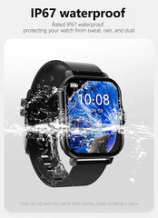 1.83'' Sport Smart Watch Fitness Clock Health Monitor Waterproof Smartwatch Wireless Call Watches for Man Woman IOS Android 2026