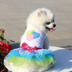 Spring Dog Lace Dress Pet Dog Clothes For Small Dog Party Birthday Wedding  Dress Puppy Costume  Pet Shop
 Pet Clothing