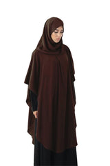 Modest Hooded Abaya Women Muslim Islamic Ramadan Hijab Khimar One Pieces Amira Arab Overhead Prayer Niqab Burqa Long Tops Shirts