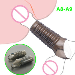 Penis Ring Reusable Silicone Semen Cock Ring Penis Enlargement Delayed Ejaculation Sex Toys For Men