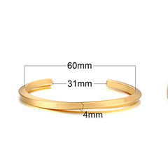MEN TWISTED C BANGLE WITH SMALL WRIST MOBIUS BRACELET ANTIQUE SILVER COLOR STACKING CUFF BANGLE STAINLESS STEEL UNISEX JEWELRY