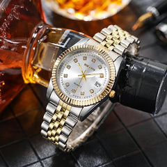 Full Steel Men’s Quartz Luxury Watch – Top Quality