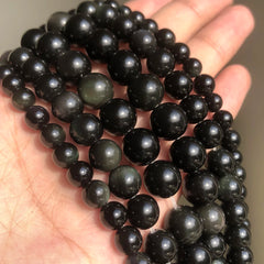 6/8/10mm Six Word Mantra Prayer Feng Shui Beads Round Shape Buddha Beads for DIY Bracelet Jewelry Making Accessories 15inches