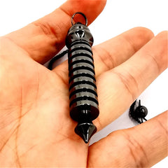 Pendulum For Dowsing Divination Reiki Healing Spiritual Wicca Women Men Amulet Screw Shape Pendule Radiestesia Metal Charm Jewel