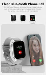 1.83'' Sport Smart Watch Fitness Clock Health Monitor Waterproof Smartwatch Wireless Call Watches for Man Woman IOS Android 2026