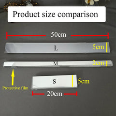 20pcs Simple Lines Acrylic 3D Wall Stickers DIY Background Mirror Strips Ceiling Waist Line Living Dining Room Art Home Decor Mirror Art