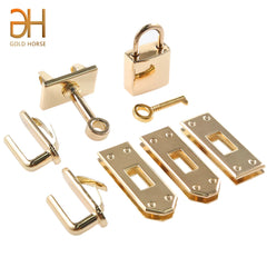 7pcs/set Metal Clasp Lock Lockbutton for Women Handbag Shoulder Bag Purse DIY Accessories