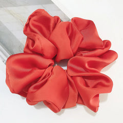 Oversized Satin Scrunchies – Big Elastic Hair Ties for Women