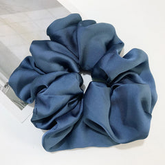 Oversized Satin Scrunchies – Big Elastic Hair Ties for Women