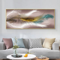 Modern Nordic Art Feather Canvas Painting On The Wall Art Posters Prints Wall Pictures for Living Room Home Wall Cuadros Decor