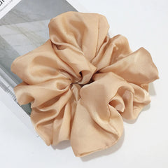 Oversized Satin Scrunchies – Big Elastic Hair Ties for Women