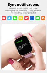 1.83'' Sport Smart Watch Fitness Clock Health Monitor Waterproof Smartwatch Wireless Call Watches for Man Woman IOS Android 2026