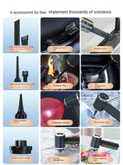 2026 New 4-in-1 Cordless Car Vacuum Cleaner 18000PA Strong Suction & Air Blower Handheld Wireless for Car Home Pet Hair Dust