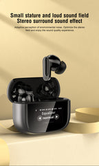 BOSECXT V11 TWS Wireless Earphones Touch Screen Digital Display Bluetooth Headset In Ear ANC Noise Reduction Headphone With Mic