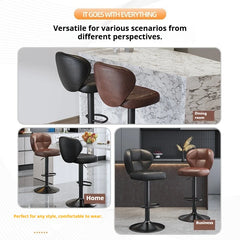 Commercial high platform chair, high footstool chair, adjustable height, rotatable, bar counter chair, front desk cashier stool Kitchen & Dining Furniture