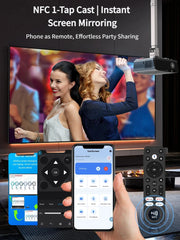 4000 ANSI 4K UHD Video Projector Android 14 Google TV Daytime Native 1080P Wifi Auto Focus Tof Home Theater Beamer For Movie