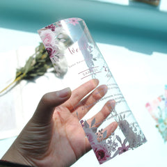 Transparent Custom Wedding Invitation Card,Acrylic Hebrew,Prayer Blessings,Candle Design Bar Mitzvah Gift,Souvenir, Thick 10pcs