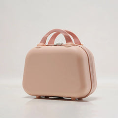 New Hot Sale 14 Inch Solid Color Luggage Small Carry On Suitcase Portable Travel Box Storage Bag Lightweight Boarding Case