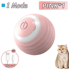2PCS Smart Cat Rolling Ball Toys – Rechargeable Mouse Imitation Pet Shop