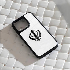 Sikh Khanda Sikhism SOVEREIGN Phone Case For Iphone 17 Air 16 15 14 13 12 11 Pro Max Mini Fundas Shell PC+TPU Cover