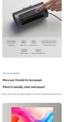 JMGO P5X Projector1080P 124%REC.709 Weight is as low as 0.73 kg Projectors Intelligent Obstacle Avoidance Camping Picnic