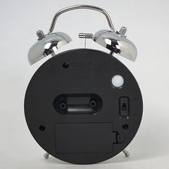Iron Art Student Small Alarm Clock Children's Silent Fashion Table Clock Desktop Creative Glow Pointer Quartz Watch