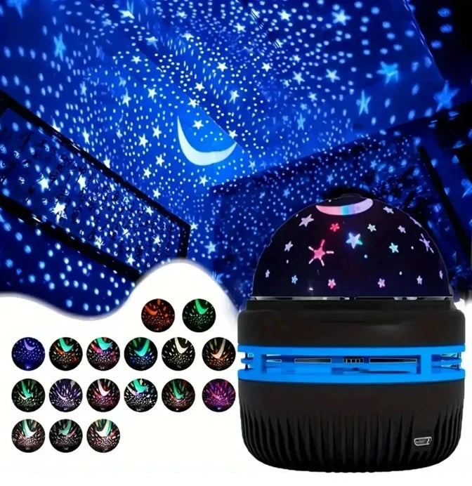 AITHEA Rotate  Multicolor USB Projector Light Night Light for Home Bedroom Party Decor Disco Light Kids Decoration Christmas
