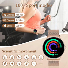 2026New 7.9mm Ultra-Slim SmartWatch Women Health Monitoring Always-On Display 100 +Sports Modes Bluetooth Call Smart Watch Women