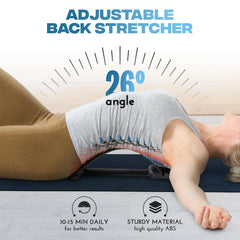 Lumbar Soothing Device, Lumbar Stretching Massager, Yoga Spine Correction, Hump Back Exercise and Stretching Equipment