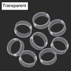 8pcs Silicone Joystick Caps for PS5/PS4/Steam Deck/ROG Ally - Elastic Protective Ring , Anti-Slip Grip & Dustproof Design