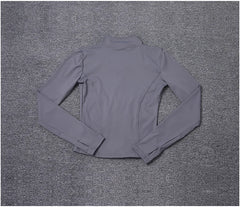 Women Sport Jacket Long Sleeve Shirt Workout Coat