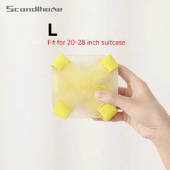SCANDIHOME Travel  Luggage Strap Adjustable Suitcase Belts Crossed Luggage Suitcase Packing Buckle Elastic Strap Protect Tie