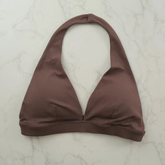 DIAS FIT JOY -Neck Hanging Neck Naked Feeling Yoga Bra for Running Fitness Cycling - Breathable Comfortable Sports Bra for Women
