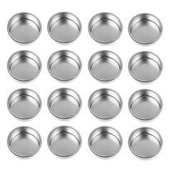 20 Pcs Decorative Scented Cup Simple Style Diy Wax Cups Iron Tealight Cup Desktop Tealight Holder Retro Home Decor