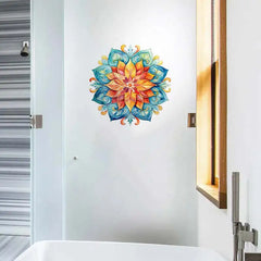 Mandala Wall Sticker Art Mural Bathroom Toilet Decor Living Room Cabinet Refrigerator Home Decoration Decals S389