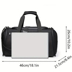 Large Capacity Oxford Travel Duffel – Overnight Gym Bag