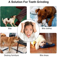 Dog Toy Ball, Nontoxic Bite Resistant Toy Ball for Pet Dogs Puppy Cat, Dog Pet Food Treat Feeder Chew Tooth Cleaning Ball Pet Shop