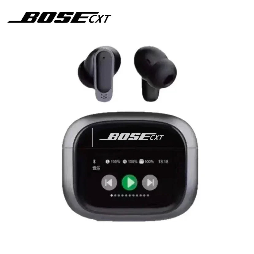BOSECXT V11 TWS Wireless Earphones Touch Screen Digital Display Bluetooth Headset In Ear ANC Noise Reduction Headphone With Mic
