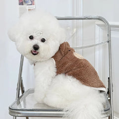 1.5-11.5kg Winter Dog Clothing Soft Plush Teddy Bear Sweater Vest Warmth Pets Cute Clothes Teddy Schnauzer Clothes Pet Shop Pet Clothing