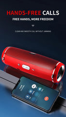 200W Peak Power Portable Bluetooth Speaker IPX7 Waterproof Outdoor HIFI Pillar Subwoofer Stereo Soundbox FM Radio TF Boom Box