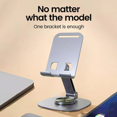 Olaf Rotating Table Cell Phone Holder Support Desktop Stand For iPad Samsung iPhone 15 14 13 Mobile Mount