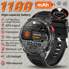 New T-Rex3 Ultra 1100mAh Battery Smart Watch GPS Track Compass IP69K Waterproof Sports tracker Outdoors Military Smartwatches
