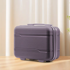 New 13-inch Travel Suitcase Small Carry Make-up Box Luggage Women Girl Mini Storage Handbag Lightweight Travel Case Boarding Bag