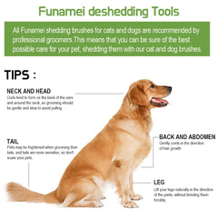 Pet Grooming Brush for Dogs & Cats – Hair Removal & Massage Comb Pet Shop