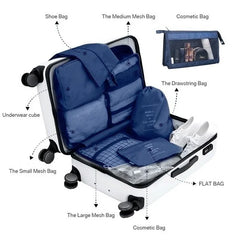 8PCS/Set Organizer Bags Luggage Suitcase Organizer Waterproof Wash Bag Clothes Storage for Travel Organizer Bags Accessories