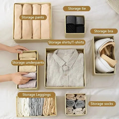 Foldable Polyester Underwear Organiser Set, 12 Pieces – additional product image