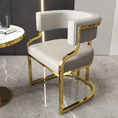 Hotel Makeup Chair Metal Floor Aesthetic Nordic Garden Chairs Reading  Dining chair Kitchen & Dining Furniture